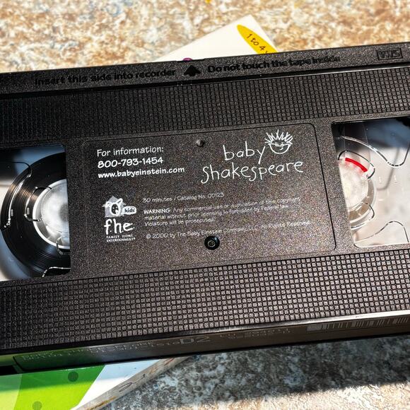 Baby Einstein Baby Shakespeare Beethoven Poetry VHS Tape 1-4 Years Old Education - Picture 7 of 12